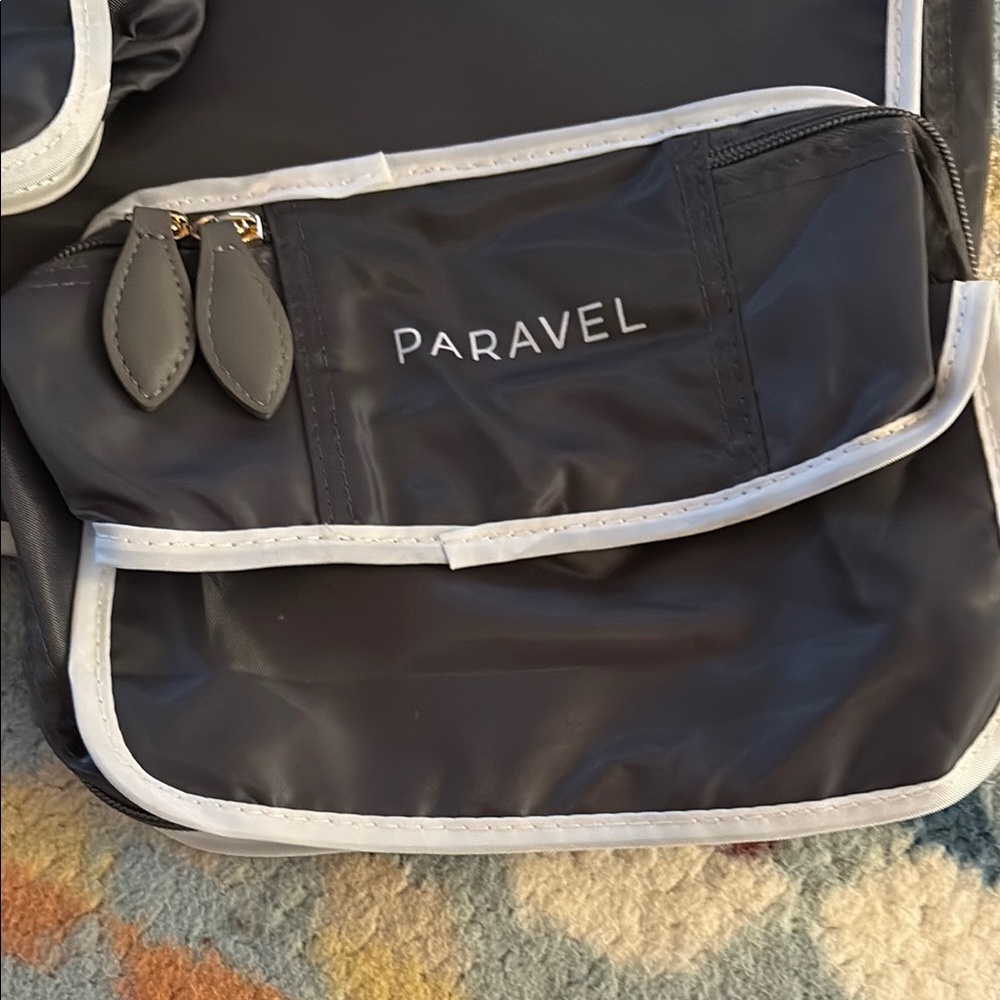 ravel Stylish Backpack in Black and White